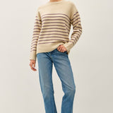 Minimal Stripe Wool Blend Sweater