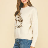 Cowboy Graphic Sweater