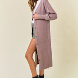 Button Down Cardigan Dress