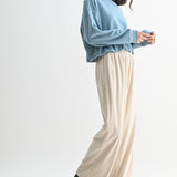 Bubble Hem French Terry Top