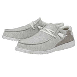 HEY DUDE Men's Wally Stitch (Optic White)