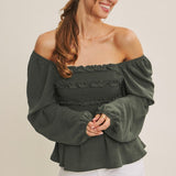 Convertible Babydoll Blouse