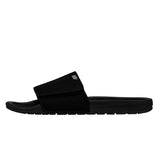 HEY DUDE Men's Phoenix Basic Knit Slide (Black)