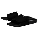 HEY DUDE Men's Phoenix Basic Knit Slide (Black)