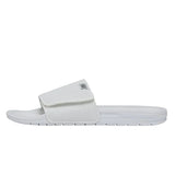 HEY DUDE Men's Phoenix Basic Knit Slide (White)
