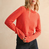 Soft & Striped Sweater Top