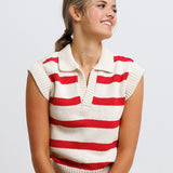 Venice Beach Collared Sweater Vest