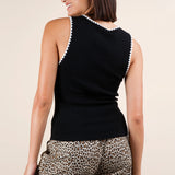 Blanket Style Sleeveless Sweater