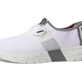 HEY DUDE Women's Sirocco Sport Stripe (White)