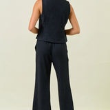 Total Texture Wide Leg Pant