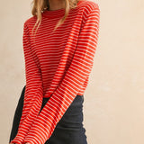 Soft & Striped Sweater Top