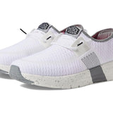 HEY DUDE Women's Sirocco Sport Stripe (White)