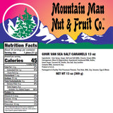 Gourmet Vanilla Sea Salt Caramels (6 oz.) (Mountain Man)