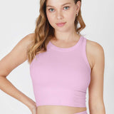 Chevron High Neck Crop Top (NikiBiki)