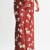 Bias Cut Floral Skirt