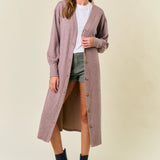Button Down Cardigan Dress