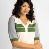 Catalina Color Blocked Cardigan