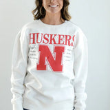 Nebraska Guccio Multimedia Crew Sweatshirt