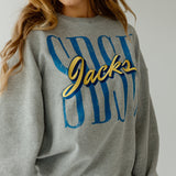 SDSU Strap Stretch Oversized Sweatshirt