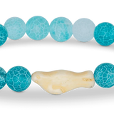Fahlo Glide Seal Tracking Bracelet (Aqua Blue)