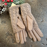 3-In-1 Cable Knit Gloves
