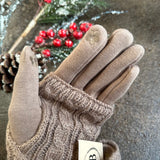 3-In-1 Cable Knit Gloves