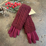 3-In-1 Cable Knit Gloves