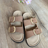 Ash Double Buckle Sandal