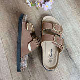 Ash Double Buckle Sandal