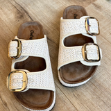 Joan Buckle Sandal