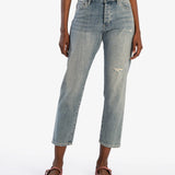Elizabeth Slouchy High Rise Boyfriend Crop (KUT From The Kloth)
