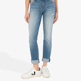 Catherine Mid Rise Boyfriend Jean (KUT)
