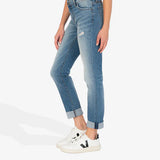 Catherine Mid Rise Boyfriend Jean (KUT)