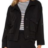 Cinch Hem Utility Jacket (Liverpool)