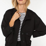 Cinch Hem Utility Jacket (Liverpool)