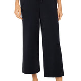 Pull On Wide Leg Crop Trouser (Liverpool)