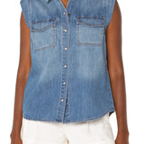 Sleeveless Shirt w/Pockets