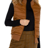 Sleeveless Quilted Sweater Vest (Liverpool)