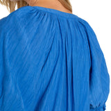 Half Placket Short Sleeve Blouse (Liverpool)