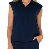 Sleeveless Cropped Shirt (Liverpool)