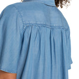 Half Sleeve Shirred Blouse (Liverpool)