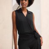 Self Tie Surplice Top (Liverpool)