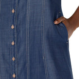 Sleeveless Button Down Maxi Dress (Liverpool)