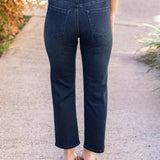 Straight Leg Cropped Denim Jean (Grace & Lace)