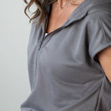 French Terry Hooded Jumpsuit