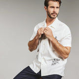 Heath Linen Camp Shirt (7 Diamonds)