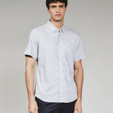 Fontaine Linen Short Sleeve Shirt (7 Diamonds)