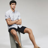 Fontaine Linen Short Sleeve Shirt (7 Diamonds)