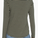 Striped Long Sleeve Knit Top (Liverpool)