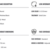 Round Double Bridge Sunglasses (Ray-Ban)